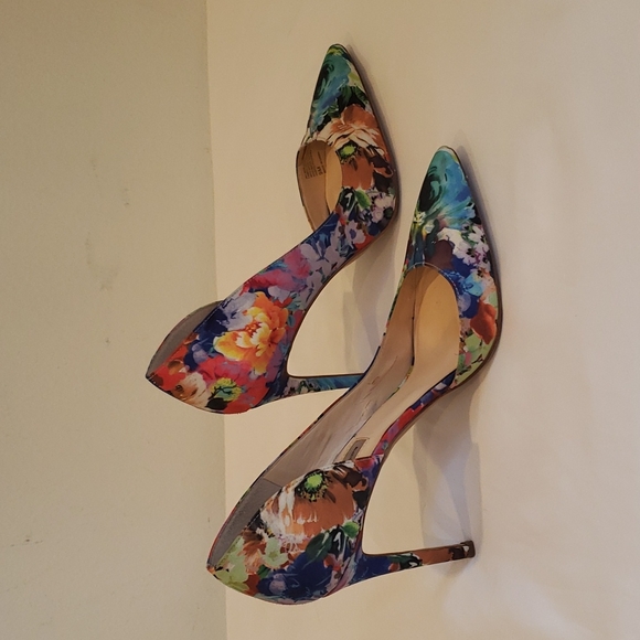 Inc. Floral-Print Pump, Size 9M  BEAUTIFUL 😍 - Picture 3 of 11